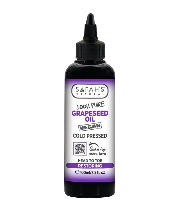 Grape Seed oil 100% Pure - The Ultimate Natural Enhancer for Skin and Hair