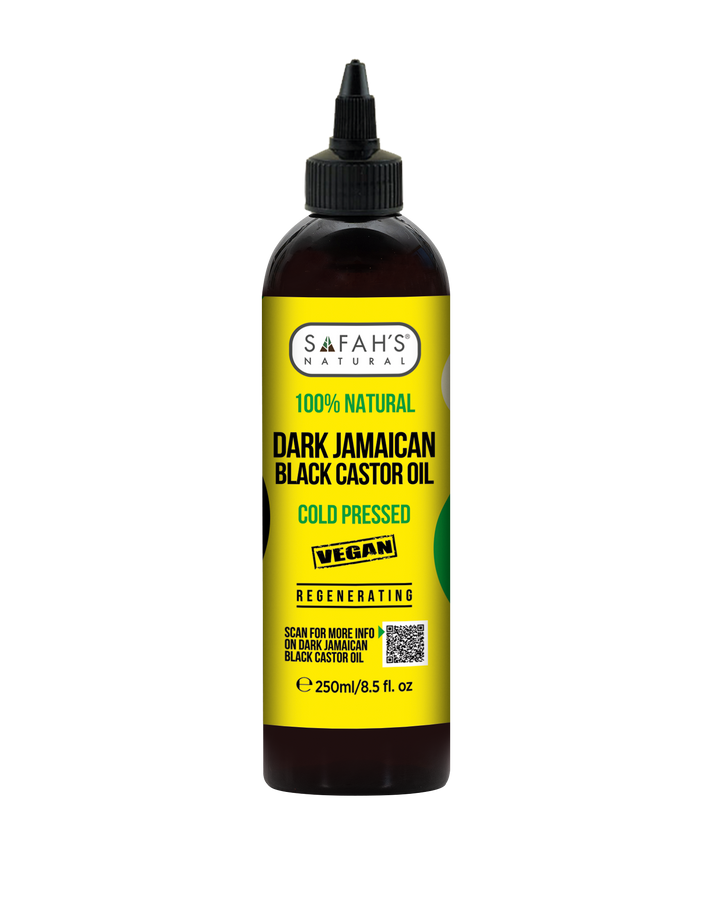 DARK JAMAICAN BLACK CASTOR OIL - Intense Nourishment for Hair Growth & Strength