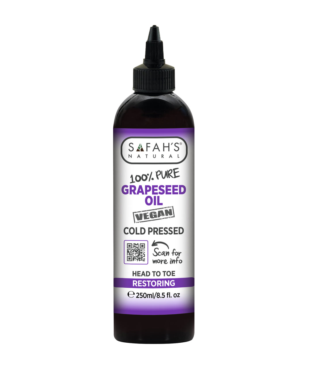 Grape Seed oil 100% Pure - The Ultimate Natural Enhancer for Skin and Hair