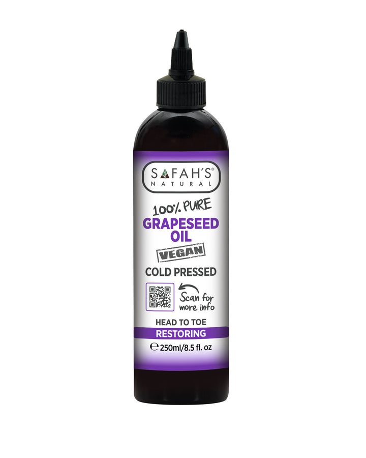 Grape Seed oil 100% Pure - The Ultimate Natural Enhancer for Skin and Hair