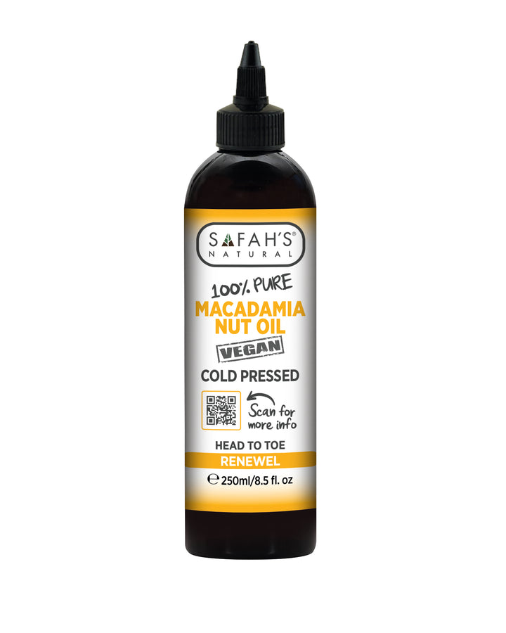 Macadamia Nut Oil 100% pure - Smooth Skin and Shiny Hair Solution