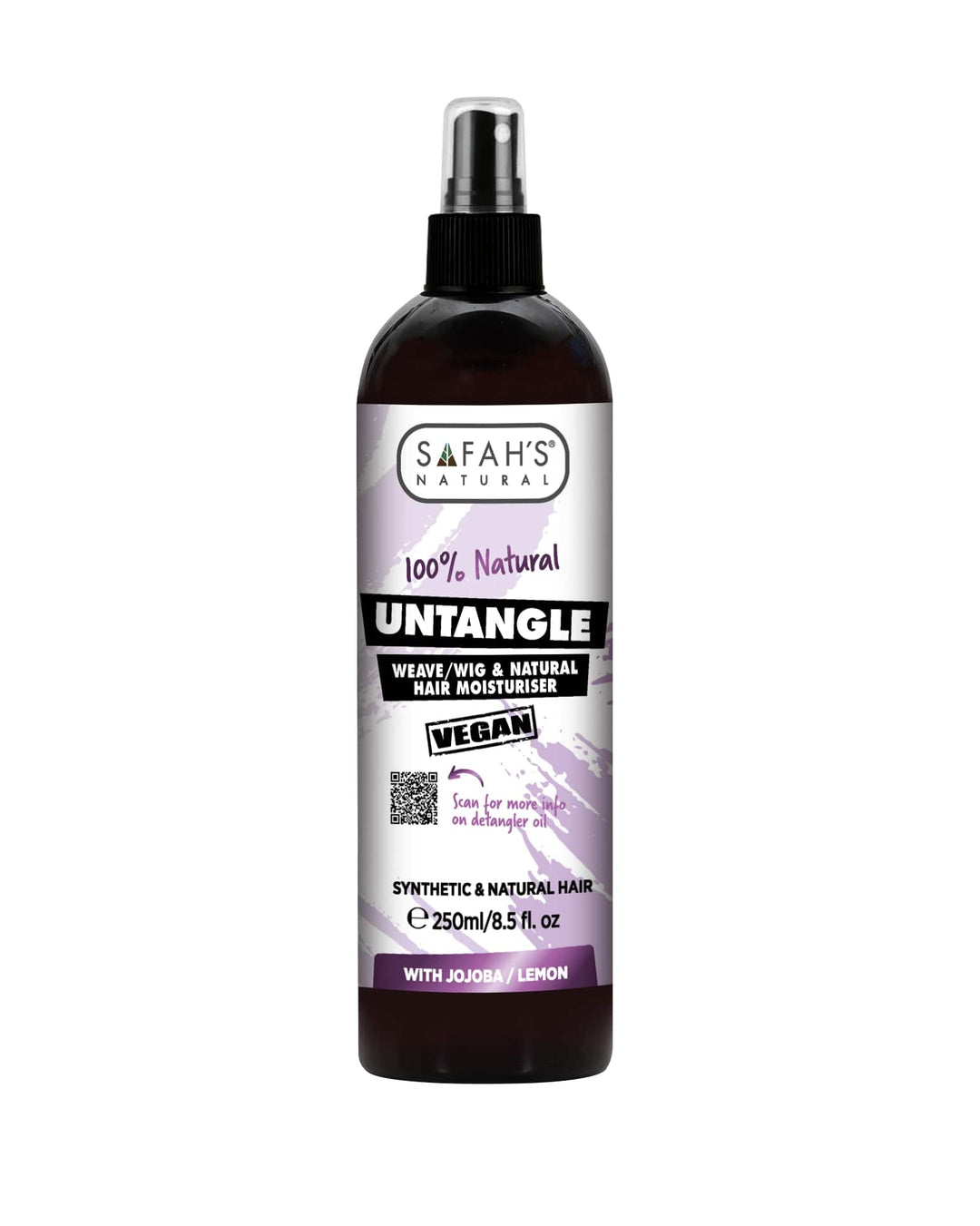 Untangle Weave & Wig Spray - Jojoba & Lemon Oil Formula for Easy Detangling